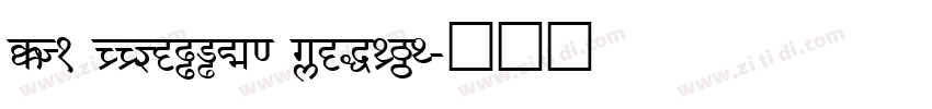 DV1 TTYogesh Normal字体转换 DV1 TTYogesh Normal字体转换